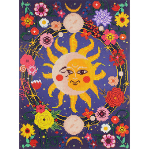 Camelot Dots -Floral Eclipse Diamond Painting Kit