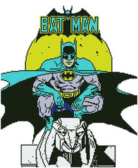 Camelot Dots Batman Diamond Painting Kit