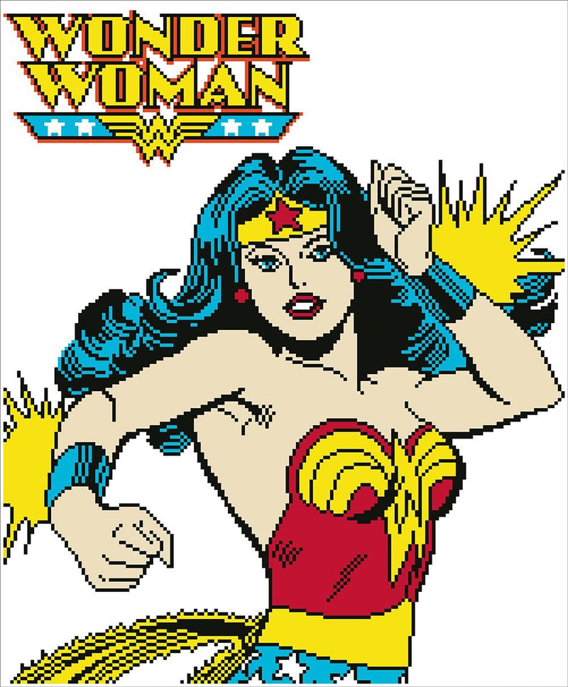 Camelot Dots Wonder Woman Diamond Painting Kit