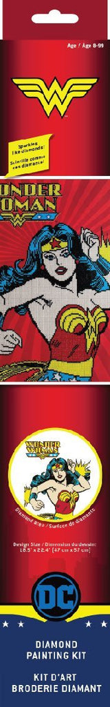 Wonder Woman de DC Comics - Trousse d'art broderie diamant de Camelot DOTZ