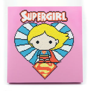 Supergirl Box - Trousse d'art broderie diamant de Camelot Dotz BOX