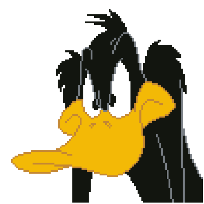 Camelot Dots Looney Daffy Duck Diamond Painting Kit