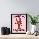 FRIENDS Tu es mon homard « You're My Lobster » - Trousse d'art broderie diamant de Camelot DOTZ