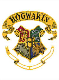 Camelot Dots Harry Potter Hogwarts Crest Diamond Painting Kit