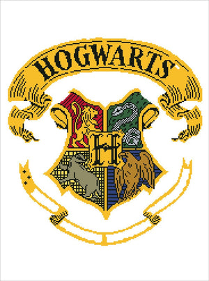 Diamond Painting Kit Advanced Hogwarts Crest 