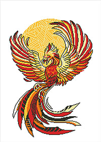 Camelot Dots - Order of the Phoenix Diamond Painting Kit