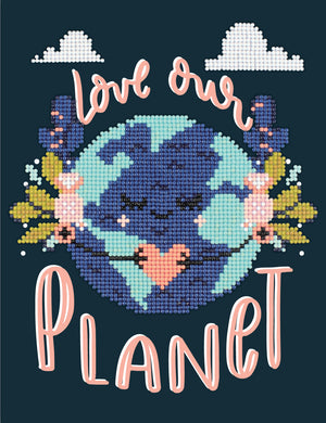Camelot Dots - Love Our Planet Diamond Painting Kit