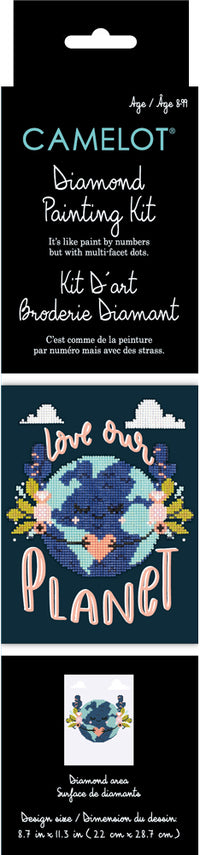 Camelot Dots - Love Our Planet Diamond Painting Kit