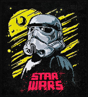 Camelot® Dots Stormtrooper Stained Glass Diamond Painting Kit