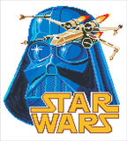 Camelot Dots Vader & X Wing Diamond Painting Kit