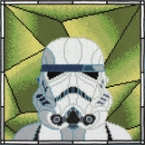 Camelot Dots - Stormtrooper Stained Glass Diamond Painting Kit