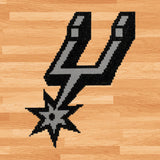Officially Licensed Camelot Dots NBA San Antonio Spurs Diamond Painting Kit