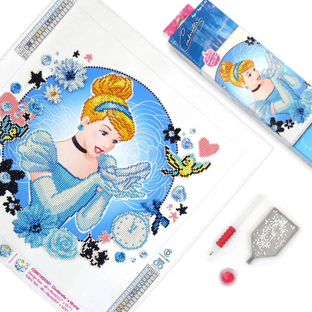 Camelot Dots Cinderella's World Diamond Painting Kit
