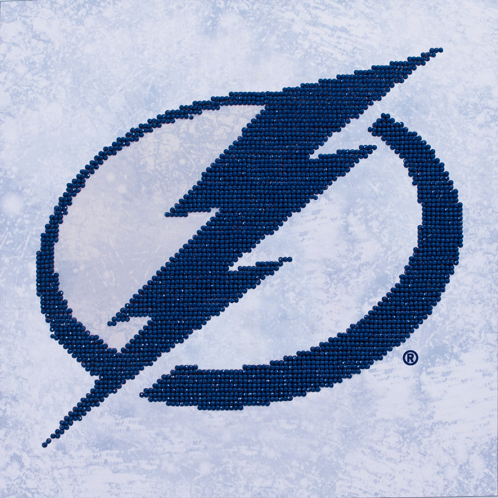 Officially Licensed Camelot Dots NHL Tampa Bay Lightning Diamond Painting Kit