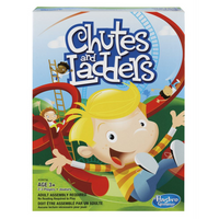 Hasbro Gaming - Chutes & Ladders Game - Bilingual