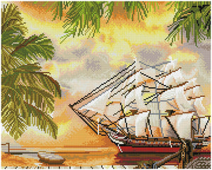 Diamond Art Pirate Ship