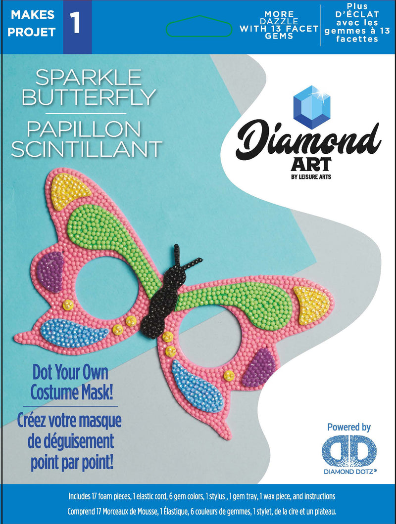 Diamond Art Butterfly Mask