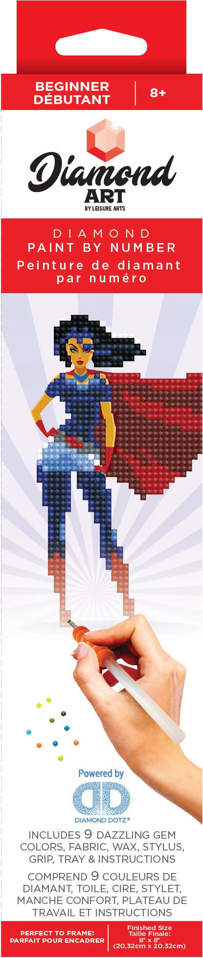 Diamond Art Hero Girl