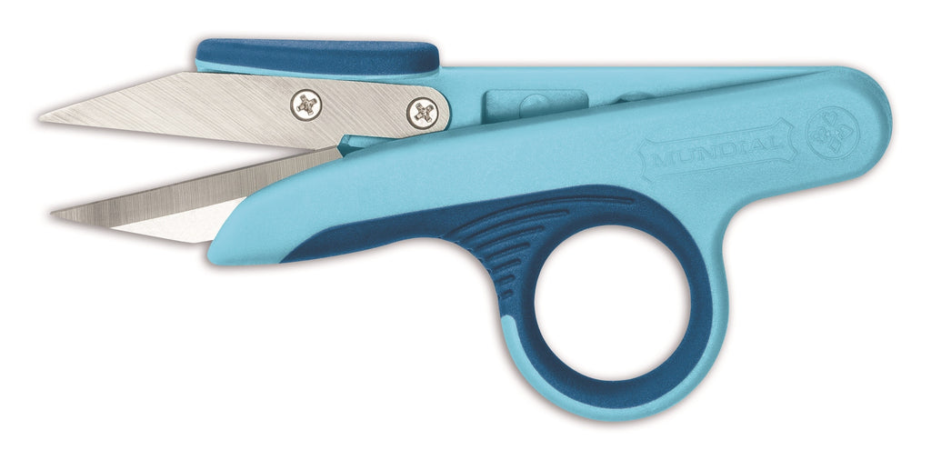 Mundial Super-Edge 4.5" Thread Snips Scissors in Blue