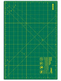 Olfa Self-Healing Rotary Cutting Mat, 12"x18" with Grid, Green