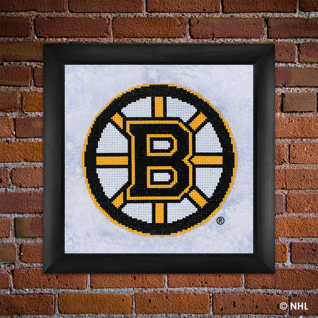 Officially Licensed Camelot Dots NHL Boston Bruins Diamond Painting Kit