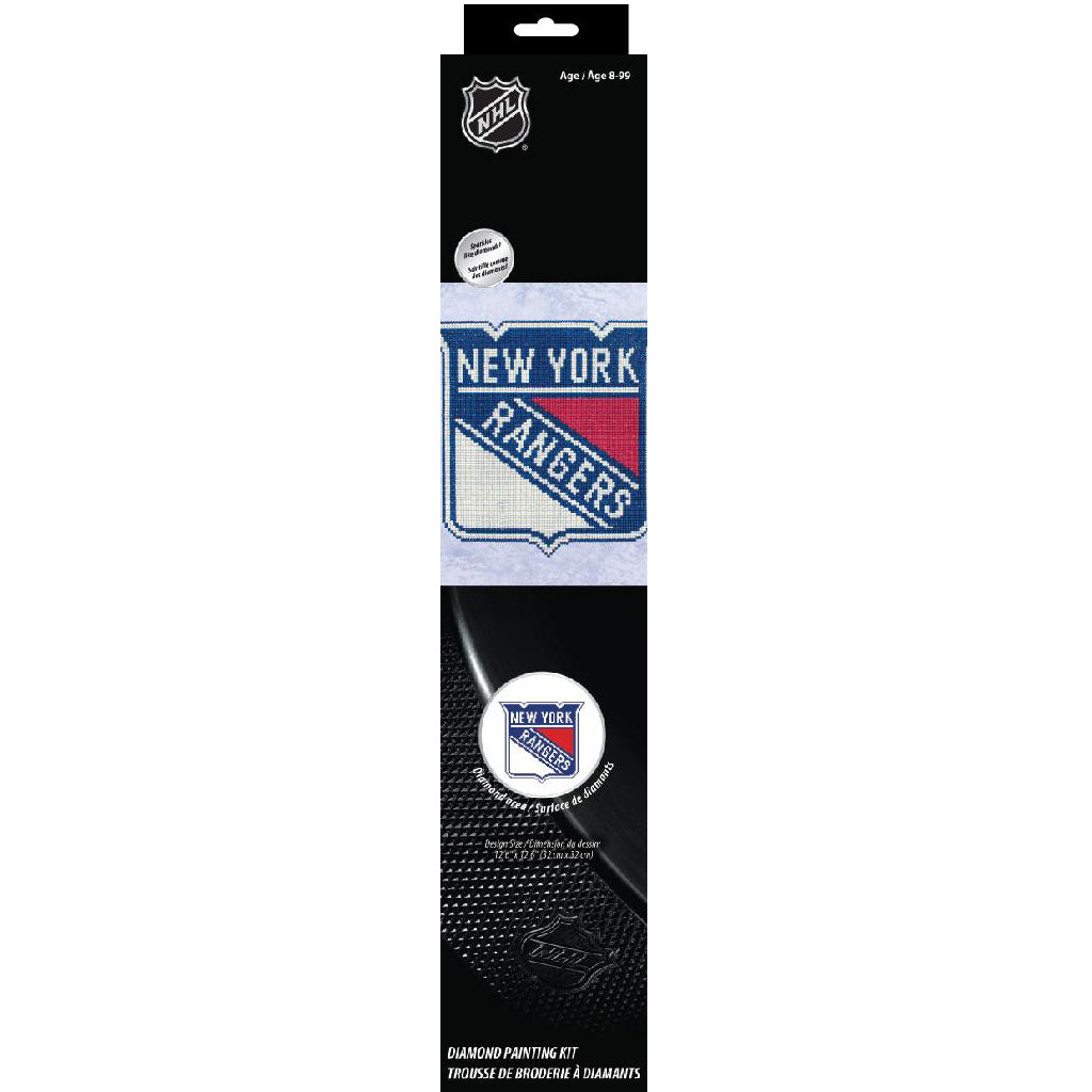 Officially Licensed Camelot Dots NHL New York Rangers Diamond Painting Kit