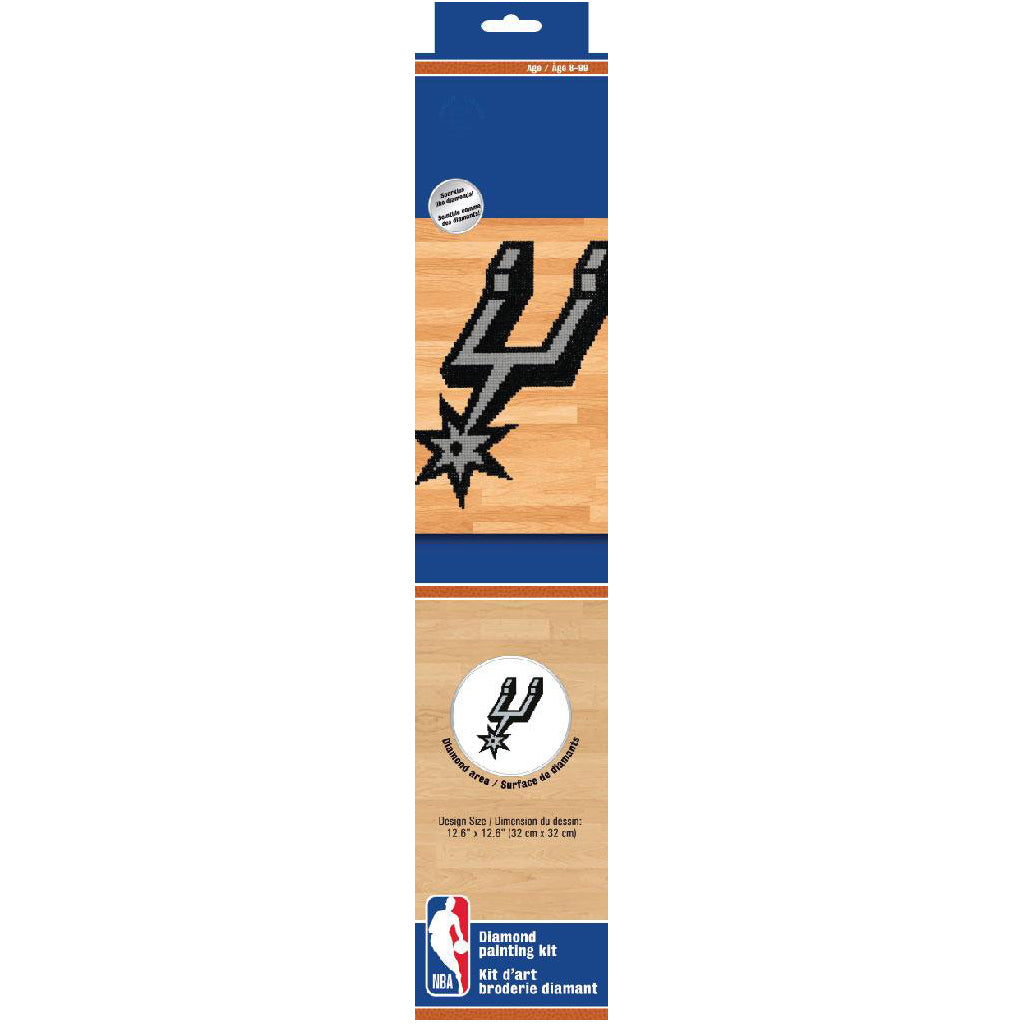 Officially Licensed Camelot Dots NBA San Antonio Spurs Diamond Painting Kit